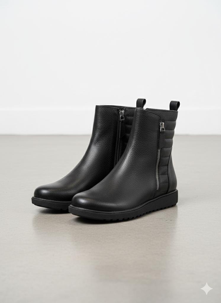 بوت زنانه چرم طبیعی