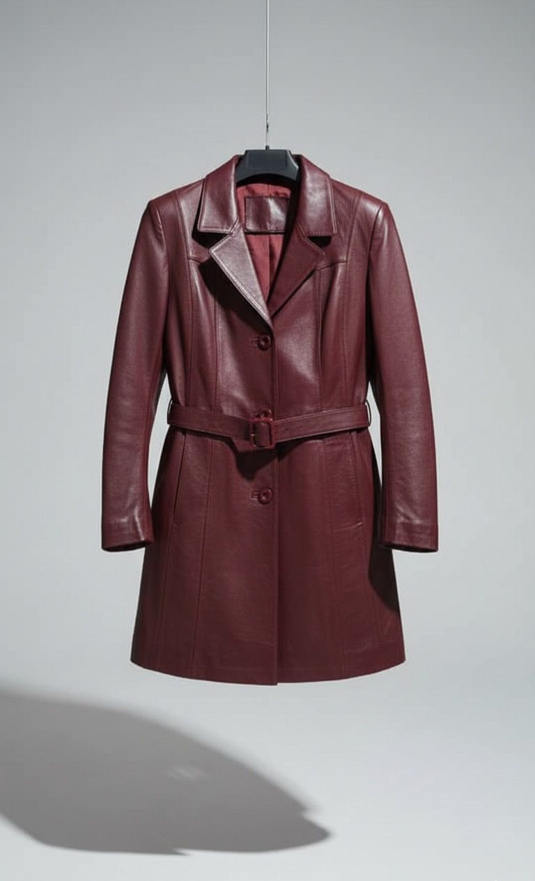 مانتو چرم طبیعی